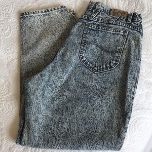 Lee Vintage Acid Wash Ankle Jeans